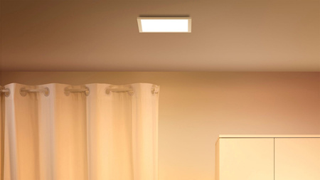 Panel LED Natynkowy 60x60 Lampa Sufitowa KASETON 36W Czarny SMART WiFi WiZ