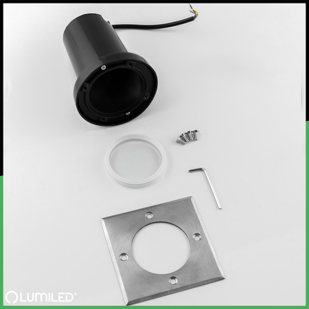 Oprawa Najazdowa Lampa Dogruntowa Wpuszczana GU10 IP65 IK09 Kwadrat CATIO 2 LUMILED