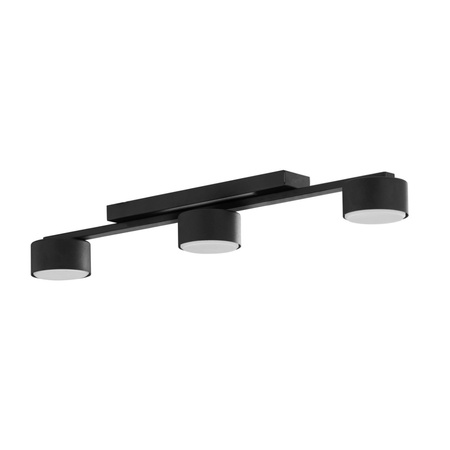 Lampa Sufitowa Natynkowa DALLAS BLACK Listwa Czarna Nowoczesna 3xGX53 6243 TK Lighting