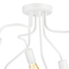 Lampa Sufitowa HILDA 6xE27 Biała LM-6.154 Lamkur