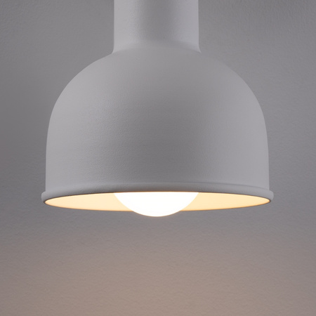 Lampa Ścienna Kinkiet E27 Geometryczna Biała Industrialna Elba Sollux