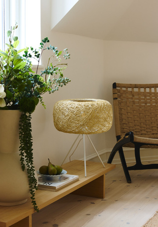 Lampa Stołowa Oprawa Biurkowa Stojąca Dekoracyjna E27 Beżowy USB-C Decor Ledvance