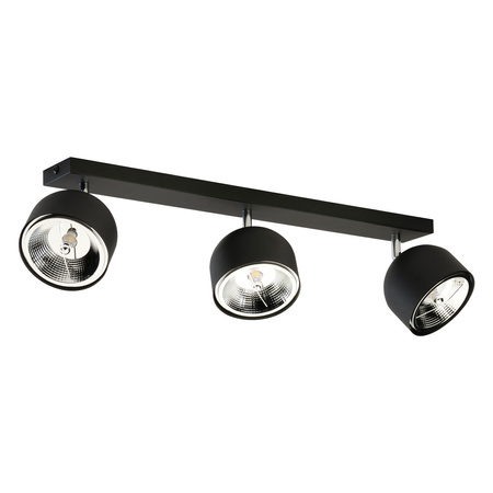 Lampa Sufitowa ALTEA BLACK Spot Reflektor Czarno-Srebrna Nowoczesna 3xES111 GU10 3421 TK Lighting