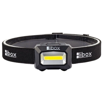 Latarka czołowa akumulatorowa COB LED 3W LB0107 LIBOX