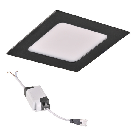 Oprawa Podtynkowa LED 4.8W 550lm 4000K Neutralna 120° Czarna RIGEL Sanico Goldlux