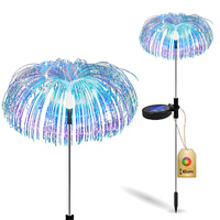 Lampa Solarna Ogrodowa LED Wbijana Ozdobna Zewnętrzna Meduza Dmuchawiec IP44