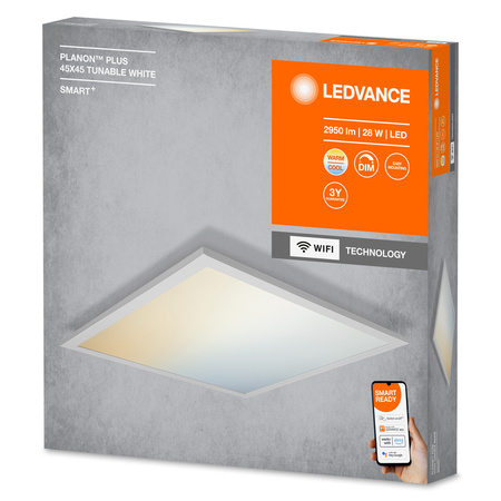 Panel LED 28W CCT SMART+ WIFI PLANON PLUS 450X450 LEDVANCE