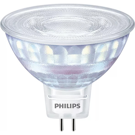 Żarówka LED GU5.3 Reflektor MR16 7W = 50W 621lm 2200-2700K Ciepła CRI90 36° 12V Ściemnialna WarmGlow Philips