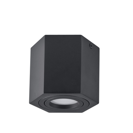 Oprawa natynkowa sufitowa Hexagon GU10 LED ruchoma SPOT czarna