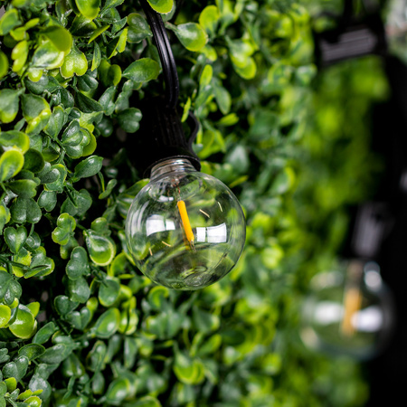 ZESTAW Girlanda Solarna CALLIS2 20x LED 2700K 10,55m PILOT IP44 + Adapter Sieciowy 4,8W LUMILED