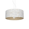 Lampa Wisząca Sufitowa SENSO Biała Złota 3xE27 Milagro