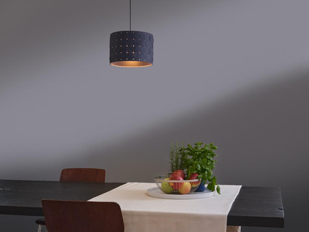 Lampa Sufitowa Wisząca Dekoracyjna E27 Zwis Szary Decor Ledvance