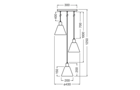 Lampa Sufitowa Wisząca Dekoracyjna E27 Zwis Brązowy Zielony Raffia Decor Ledvance