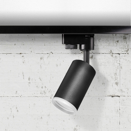 Reflektor Szynowy Punktowy Spot GU10 Czarna LONDON Sanico Goldlux