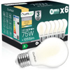6x Żarówka LED E27 A60 4,9W 1055lm = 75W 2700K Ciepła 360° Filament KLASA A LUMILED