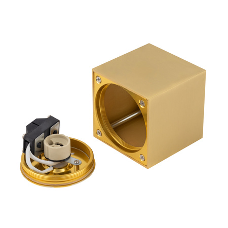 Oprawa Natynkowa Sufitowa GU10 SPOT TUBA Złota Wodoodporna IP44 PARANA 10720 Nowodvorski