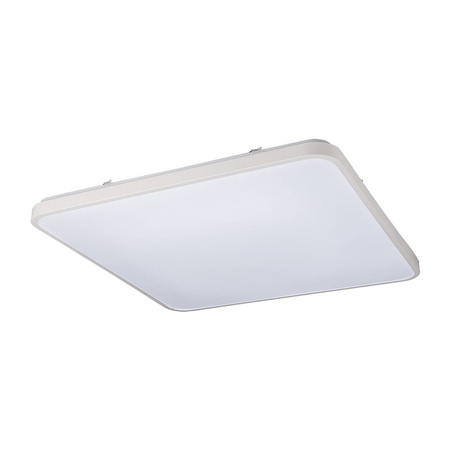 Plafon LED Lampa Sufitowa Natynkowa Łazienkowa AGNES SQUARE 8133 64W 4000K IP44 Biała Nowodvorski