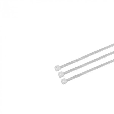 Opaski Zaciskowe Kablowe 2.5x150 mm Białe TRYTYTKI TRYTKI ZIPERKI PREMIUM OKP-25150W .MORE 100 szt.