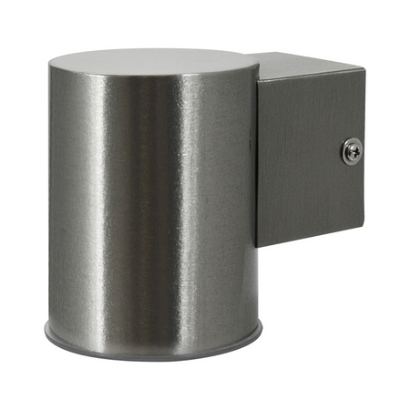 Kinkiet Ścienny LED Lampa Elewacyjna Zewnętrzna 6.5W 450lm 4000K Neutralna 140° Srebrny IP44 Nivero Sanico Goldlux