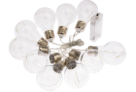 Girlanda Ogrodowa LED Bateryjna 2,1M na baterie 2 x AA SMOLDER GOLDLUX (Polux)