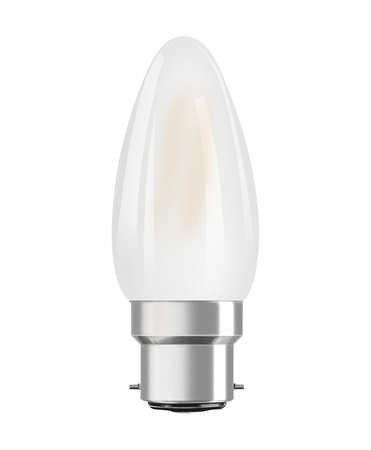 Żarówka LED B35 Świeczka B22d 4W = 40W 470lm 2700K Ciepła 300° Retrofit Filament CLASSIC Osram