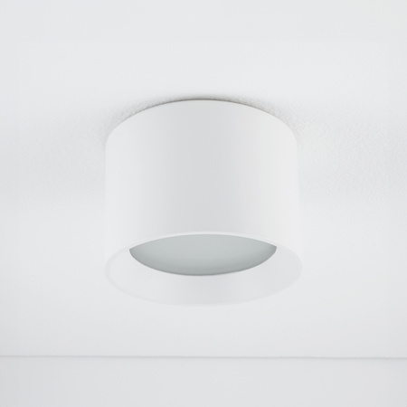 Oprawa Natynkowa Sufitowa GX53 SPOT TUBA Biała Wodoodporna IP54 MAUN 10481 Nowodvorski