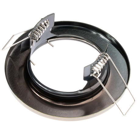 Oprawa HALOGENOWA Podtynkowa Stała Okrągła Antyk Blacha GU10 MR16