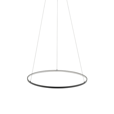 Lampa Sufitowa Wisząca LED 21W 660lm 3000K Ciepła Czarna Nowoczesna CIRCOLO LED M 10812 Nowodvorski
