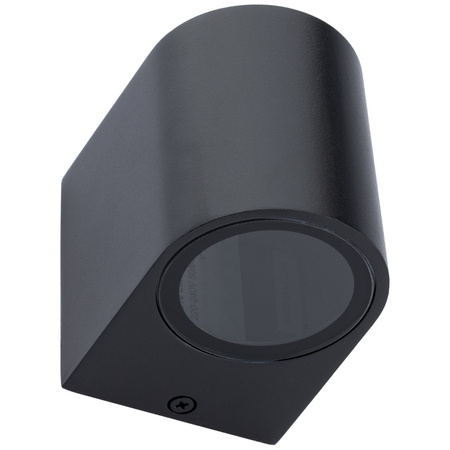 Kinkiet Ogrodowy Elewacyjny Lampa Zewnętrzna GU10 ALLIUM Czarna LUMILED