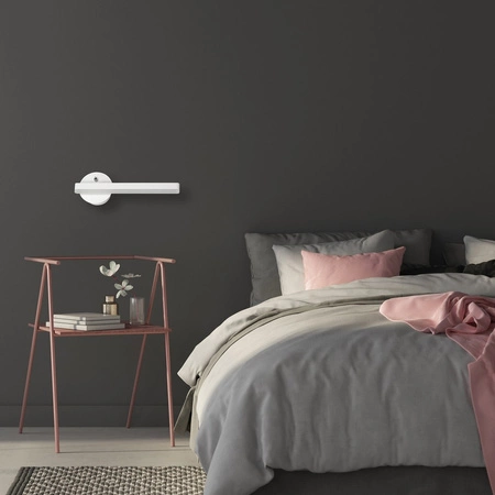 Lampa Ścienna Kinkiet SYDNEY 6W LED Biała prawy Milagro