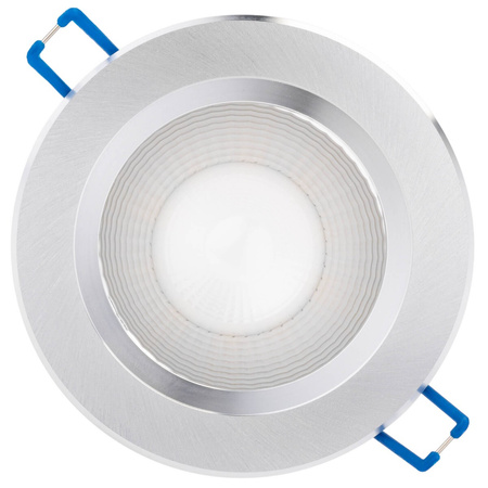Oprawa Sufitowa 9W Podtynkowa LED DOWNLIGHT DEEP Okrągła 4000K 720lm Srebrna