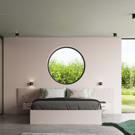 Lampa Ścienna Kinkiet Tuba G9 Cylindryczna Czarna Nowoczesna Inez Sollux