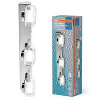 Lampa Sufitowa Oprawa Natynkowa Punktowa 16.5W 1050lm 3000-4000K Neutralna 115° Chrom IP44 Orbis Flame Osram