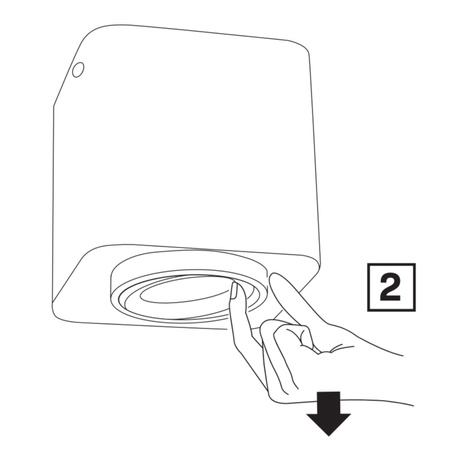 Oprawa Natynkowa Punktowa Spot GU10 Biała XENO Sanico Goldlux
