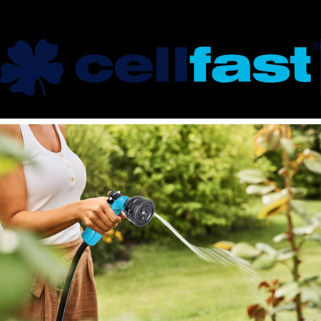 Zraszacz Pistoletowy 7-Funkcyjny Regulowany do Węża Ogrodowego BASIC CELLFAST