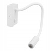 Lampa Ścienna LED Elastyczny Kinkiet do Czytania LEO 3W 4000K Biały