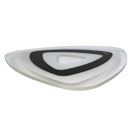 Plafon natynkowy VOLTA 38W LED + PILOT Trójkątny Niereguralny Kształt ML106 Milagro Metal + Akryl