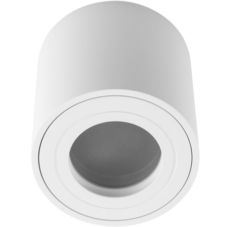 Oprawa Natynkowa HALOGENOWA Spot Tuba Stała EGIO GU10 LUMILED Okrągła IP44 Hermetyczna Biała 83mm