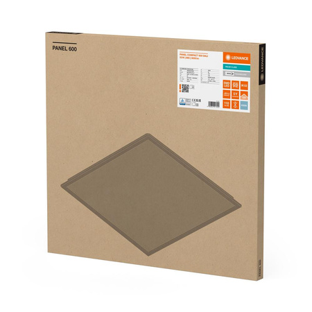 Panel LED Oprawa Lampa Sufitowa 33W 3630lm 6500K Zimna Ściemnialna Natynkowa Podtynkowa Biały 60x60cm Compact Ledvance