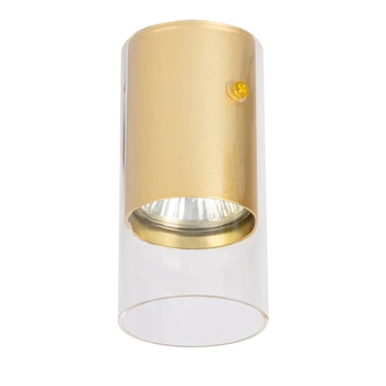 Oprawa Natynkowa HALOGENOWA Downlight Tuba Spot Ricky Okrągła Złota GU10 MILAGRO