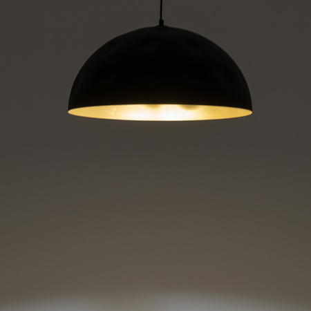 Lampa Sufitowa Wisząca E27 Czarna HEMISPHERE HIT L 10703 Nowodvorski