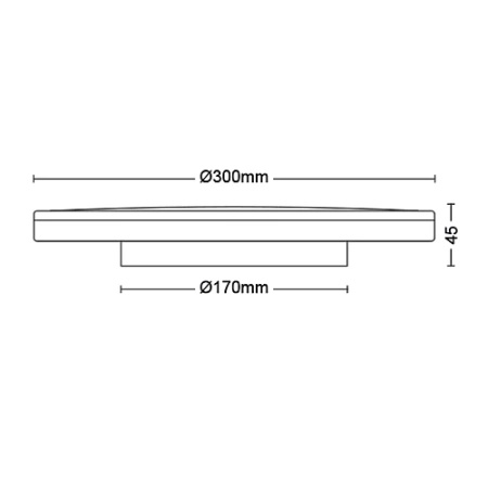 Lampa Sufitowa Plafon LED 18W 2000lm 4000K SceneSwitch Biała Ozziet Philips