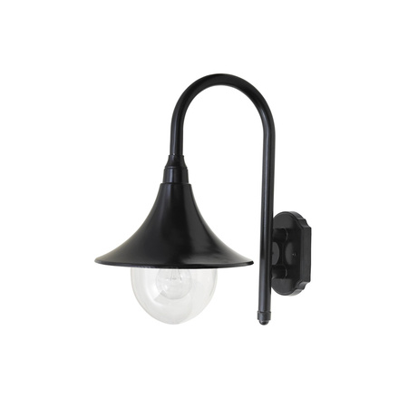 Lampa Ogrodowa Zewnętrzna Kinkiet Elewacyjny LED E27 IP44 Czarny Klasyczny Konstanz Rabalux