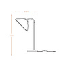 Lampa Stołowa Oprawa Biurkowa Stojąca Dekoracyjna E14 Biały USB-C Decor Ledvance