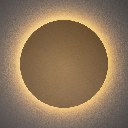 Kinkiet Ścienny Lampa Natynkowa LED 13W 160lm 3000K Ciepła Złota Nowoczesna RING LED L 10351 Nowodvorski