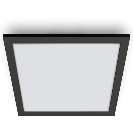 Panel LED Natynkowy 30x30 Lampa Sufitowa 12W CCT TW Czarny SMART WiFi WiZ