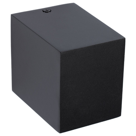 Kinkiet Ogrodowy Elewacyjny Lampa Zewnętrzna GU10 ALLIUM Czarna Kwadrat LUMILED