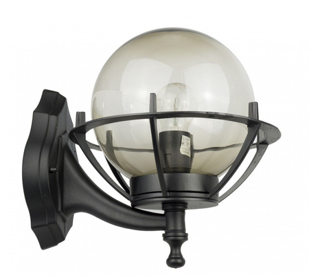 Lampa Ogrodowa Zewnętrzna Elewacyjna KINKIET LED Kule z koszykiem 200 K 3012/1/KPO E27 Su-Ma