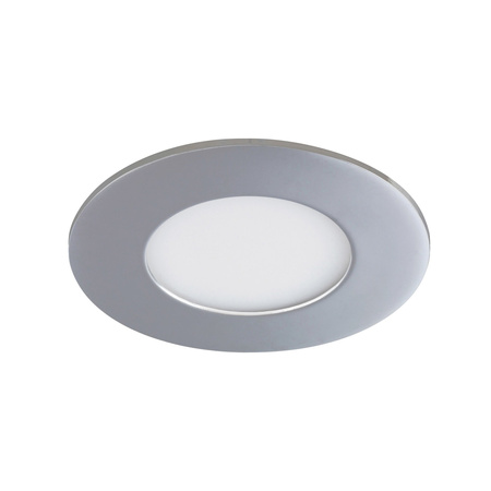 Oprawa Podtynkowa Lampa Punktowa Spot LED 3W 170lm 4000K Chrom IP44 Industrialny Lois 5584 Rabalux