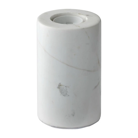 Lampa Stołowa Dekoracyjna Oprawa Oświetleniowa E27 Biała Ściemnialna Decor Marble Base Table Dim Osram